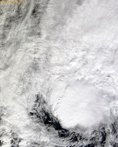 NASA公布热带风暴“伊达”卫星图像(图)