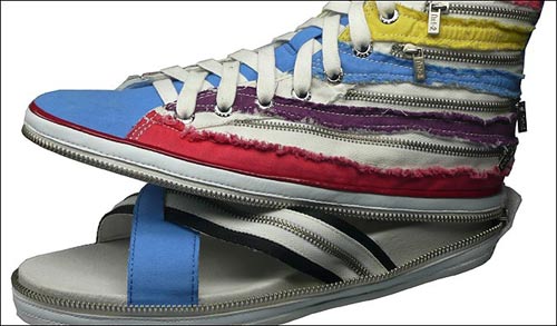 �·������Ь:����һ��˲��䲻ͬ��ʽ(��ͼ)