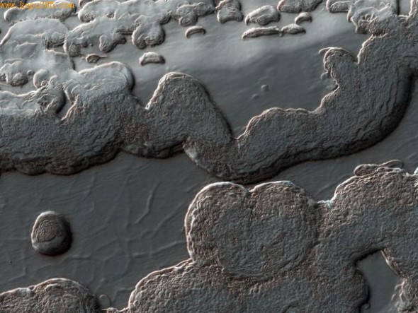 火星南极霜冻