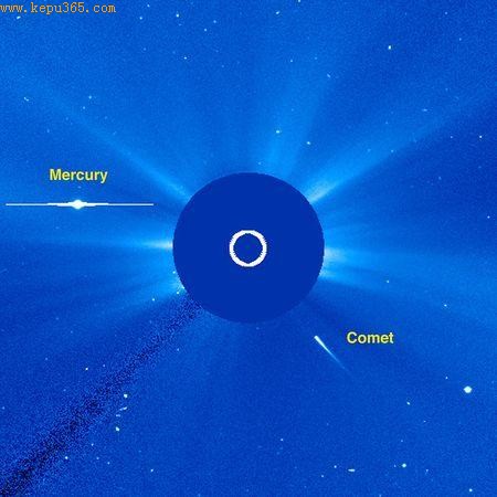彗星之死(图片提供：SOHO/NASA)