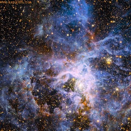 孤独的超级明星(图片来源：ESO)