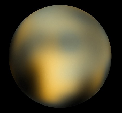哈勃望远镜上拍摄到的冥王星的最新照片