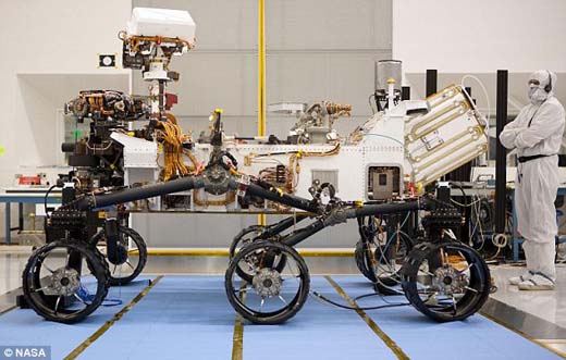 红色警报：好奇号火星车将使用高性能仪器探测火星环境