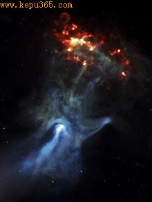 'Hand of God' captured by Nasa observatory