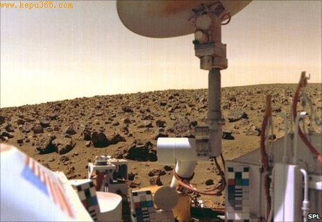 Viking lander on Mars