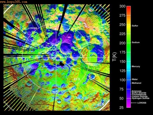 򿱲߼ԤԼ(Diviner Lunar Radiometer Experiment )õϼ¶ͼʾм쳣ʯ