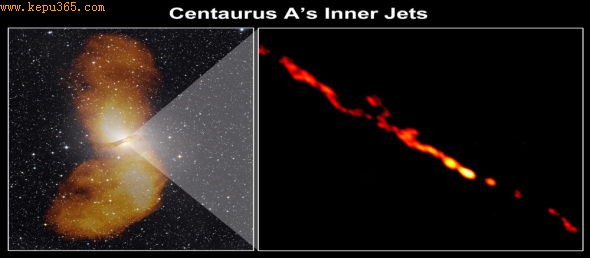 ࣺԲϵNGC 5128ԴAṹ100ꡣҲࣺTANAMIĿṩ粨ͼйذAṹȡϸͼ